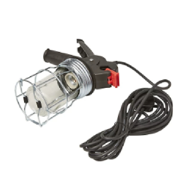 Inspection Work Lamp 20Ft Wire With Uk 3-Pin Round Plug,230V 60W E27 230V60W