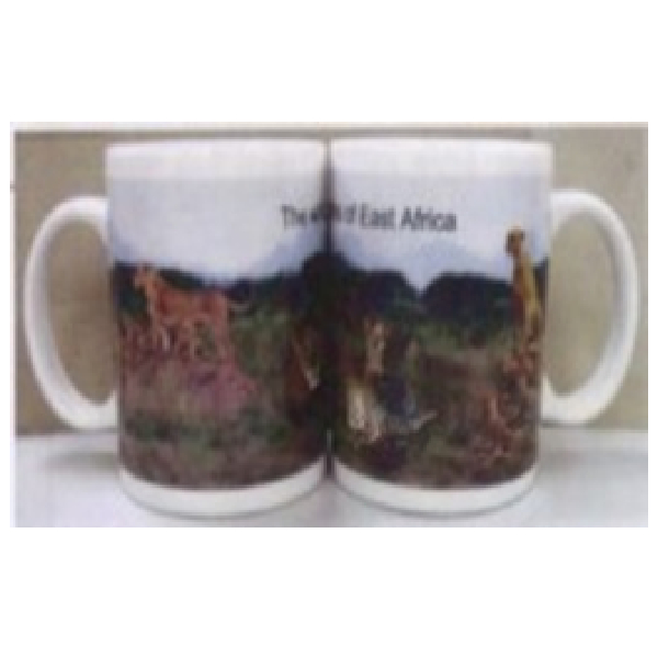 Ceramic Mug, Strong Herbivores Of Africa Sunpower Mug
