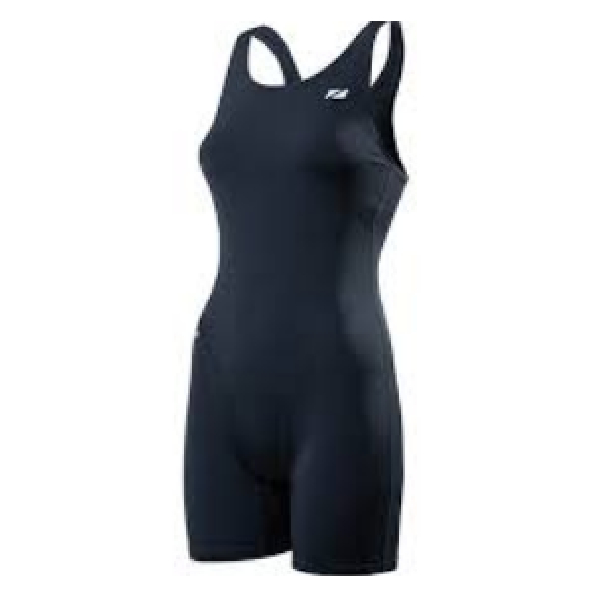 Women Swim Costume Upto Knee Sinle Piece, Navy, Medium