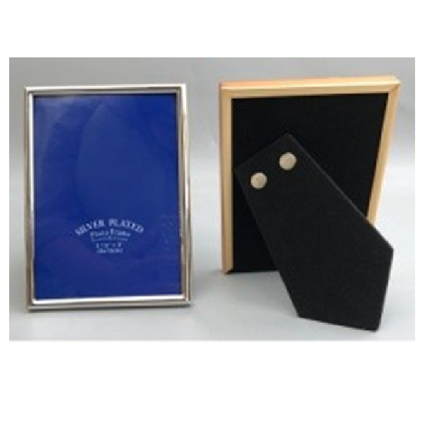 Photo Frame 5X7 Inch Broad Dull Silver
