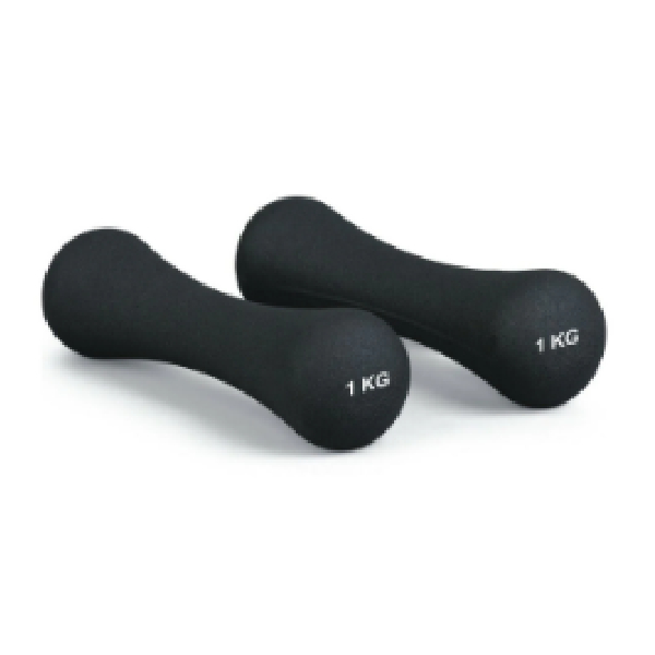 Bone Shaped Neoprene Dumbbell In Pair 1Kgx2