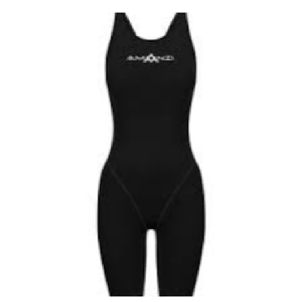 Women Swim Costume Upto Knee Sinle Piece, Navy, Large