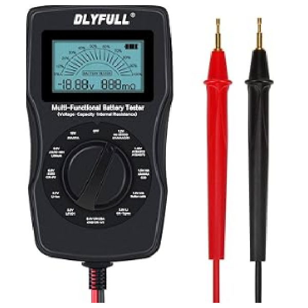 Battery Tester Universal Wit Lcd Display Mw