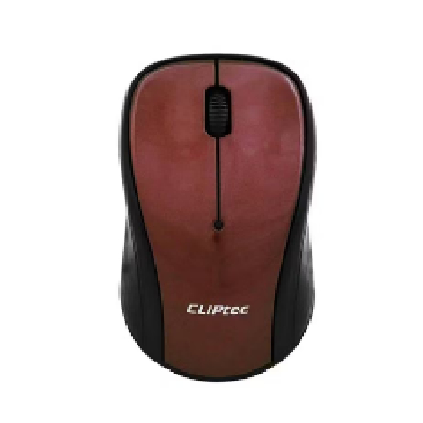Cliptec 1200Dpi 2.4Ghz Wireless Silent Mouse (Xilent Ii)-Brown