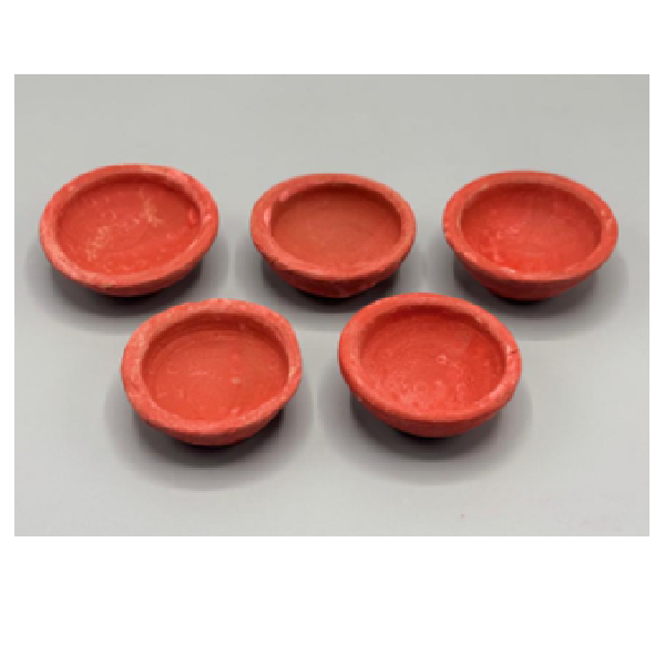 Clay Diya Small Size 3 Inch Plain Pack Of 25