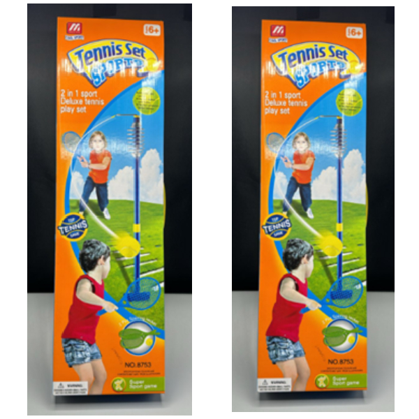 2 In 1 Sport Deluxe Tennis Play Set, Age 6+