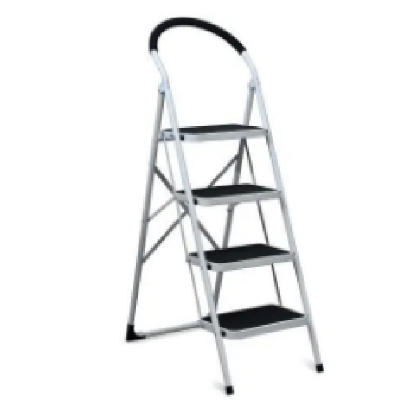 Steel Step Ladder, Extension Size 164*48*99cm, Black & White