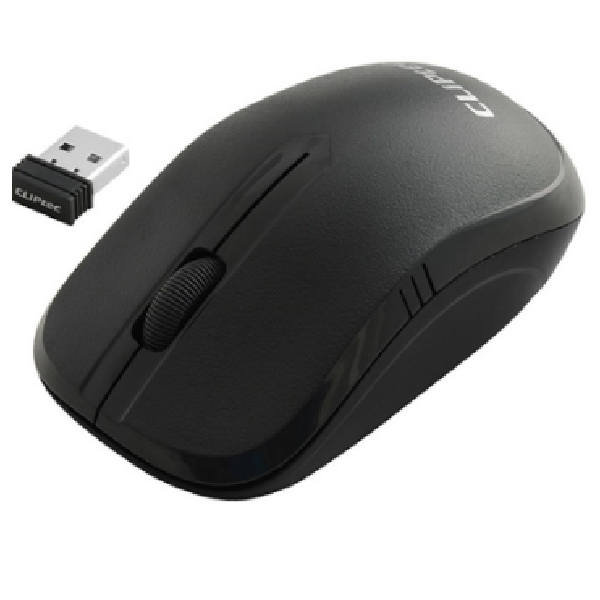 Essential 2.4Ghz 1200Dpi Wireless Optical Mouse Cliptec Black
