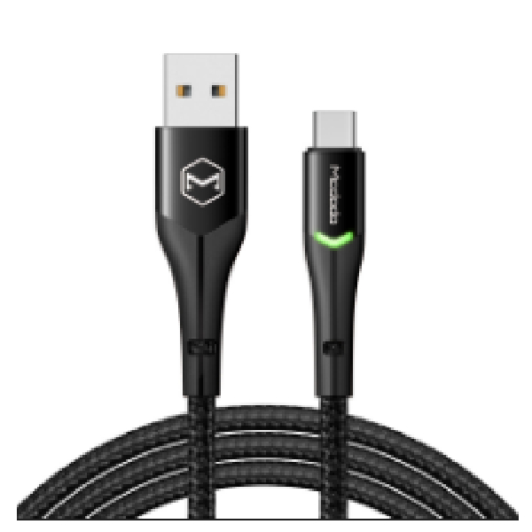 Mcdodo Magnificence Series Type-C Data Cable With Switching Led 1M-Black