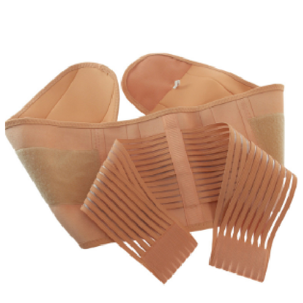 Breathable Back Support - Beige, X-Large Allbest