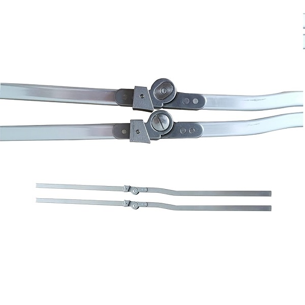 Drop Lock Knee Joints (with uprights - Al. Riveting) (Size-1)