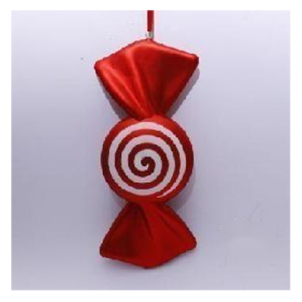 41*18*6cm Big Size Plastic Round Sugar With Glitter Painted Hanging