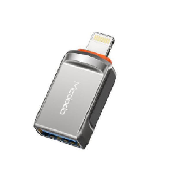 Mcdodo Otg Usb-A 3.0 To Lightning Adapter-Dark Grey
