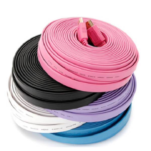 Hdmi Cable Flat 3M Terabit Pink