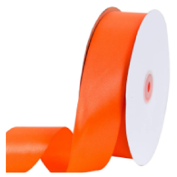 Satin Ribbon Width : 1.25Cm, 30 Yards/Roll, Organe