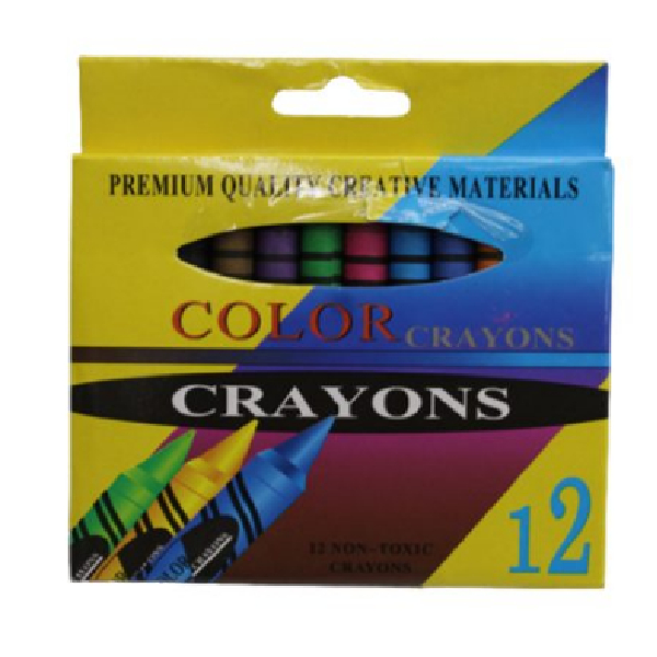 Little Jokers Crayons 12pcs/pkt, 8X90mm, Non-Toxic