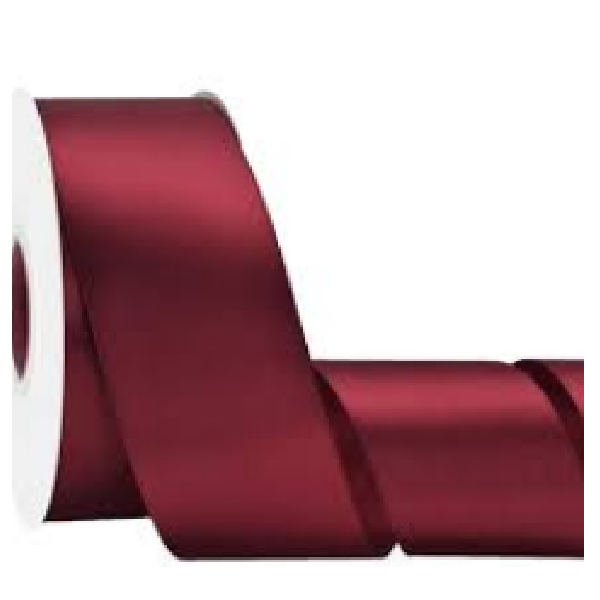 Satin Ribbon Width : 1.25Cm, 30 Yards/Roll, Maroon