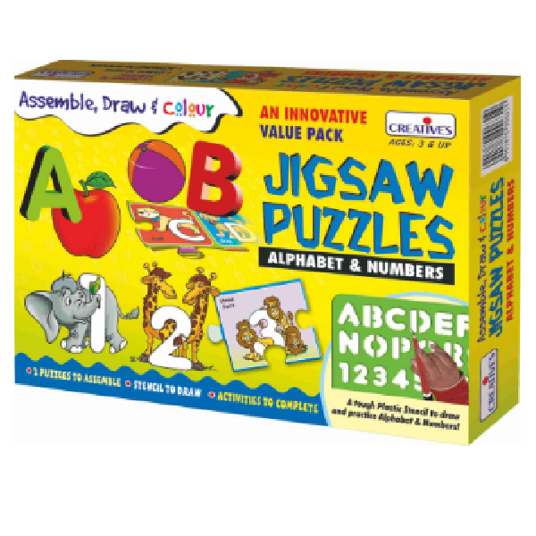 Assemble & Draw- Alphabet & Numbers Creative