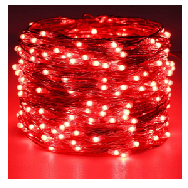 50M LED String Light 400L, Controller Red