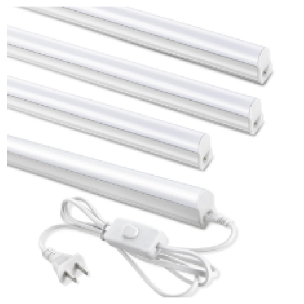 Led 4 Feet T5 Light W/Bt Power Cord Aluminum & Pc Cover - 224Led, 3000K - 16Watts Linkable Win Win